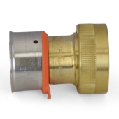 Viega 1" PEX Press x ManaBloc Supply Adapter, Bronze - Image 3