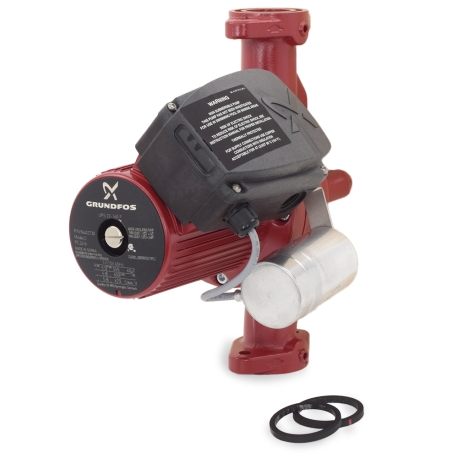 Grundfos UPS32-160/2 VersaFlo 3-Speed Cast Iron Circulator Pump, 115V