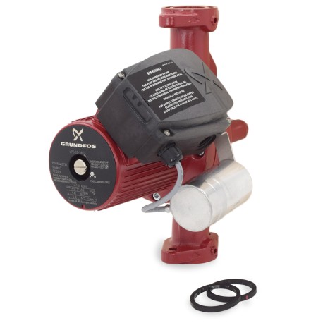 Grundfos UPS32-160/2 VersaFlo 3-Speed Bronze Circulator Pump, 115V