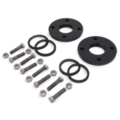 Grundfos 2" NPT Cast Iron Flanges (Pair), GF50 for UP/UPS 50 Series - Image 2