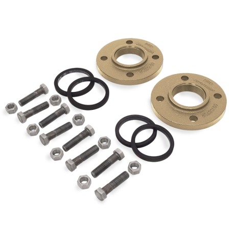 Grundfos 2" NPT Bronze Flanges (Pair), GF50 for UP/UPS 50 Series