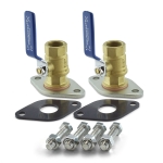 3/4" NPT Pump Isolation Valves (pair)