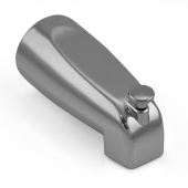 Sioux Chief 5-1/4" long, SmartSpout Slip-On Tub Spout w/ Shower Diverter, Chrome - Image 1