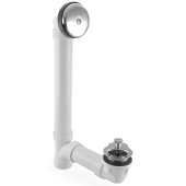 Sioux Chief Lift and Turn Bathtub Drain Waste (Full Kit) w/ Chrome Plated Trim, PVC, 1-hole - Image 2