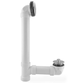 Sioux Chief Lift and Turn Bathtub Drain Waste (Full Kit) w/ Chrome Plated Trim, PVC, 1-hole - Image 3