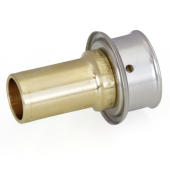 Viega 3/4" PEX Press x 1/2" Copper Fitting Adapter, Lead-Free Bronze - Image 2