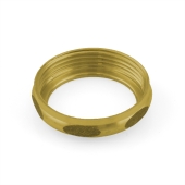 Sioux Chief 1-1/2" Tubular Slip Nut, Solid Rough Brass - Image 2