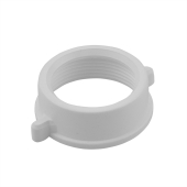 Sioux Chief 1-1/2" Tubular Slip Nut, White PolyPropylene - Image 1
