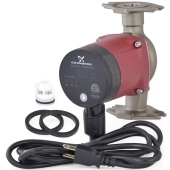 Grundfos Alpha1 15-55SF/LC Variable Speed Stainless Steel Circulator Pump w/ IFC, Line Cord, 1/16 HP, 115V - Image 1