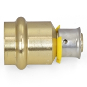 Viega 1/2" PEX Press x 3/4" ProPress Adapter, Lead-Free Bronze - Image 3