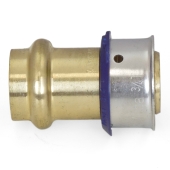 Viega 3/4" PEX Press x 1/2" ProPress Adapter, Lead-Free Bronze - Image 3