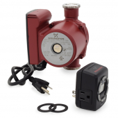 UP15-29SUC/TLC Stainless Steel Circulator Pump w/ IFC, Timer & Line Cord, 1-1/4" Union, 1/8 HP, 115V Grundfos