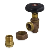 Matco-Norca 1/2" Sweat (Solder) x 1/2" MIP Union Hot Water Radiator Angle Valve - Image 3
