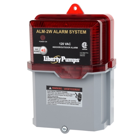 Liberty Pumps Indoor/Outdoor High Water Level Alarm w/ 20ft Float Switch Cord, 115V