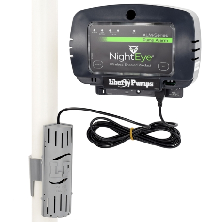 Liberty Pumps NightEye Wireless Indoor High Water Alarm w/ Compact Snap-On Switch, 10ft cord, 115V (Sump Only)