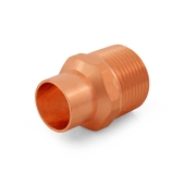 Everhot 3/4" Copper x 1" Male Threaded Adapter - Image 1