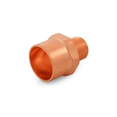 Everhot 1" Copper x 1/2" Male Threaded Adapter - Image 1