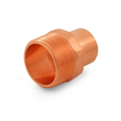 Everhot 1" Copper x 1-1/4" Male Threaded Adapter - Image 2