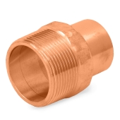 Everhot 1-1/4" Copper x 1-1/2" Male Threaded Adapter - Image 2