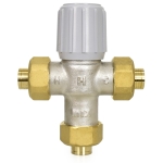 1/2" Union Sweat Mixing Valve (Lead-Free), 70-145F