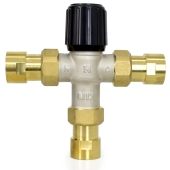 Honeywell-Resideo 3/4" Union Threaded Mixing Valve (For Heating Only), 70-180F - Image 1