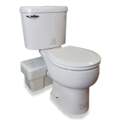 Liberty Pumps ASCENTII Complete Macerating Toilet System, Round - Image 1