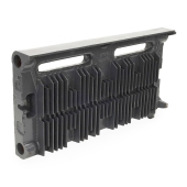 OCS 1.5ft (18") Cast Iron Baseboard Radiator Section (Left), Floor Standing, 10" H x 2-1/2" D - Image 2