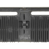 OCS 4.5ft (54") Cast Iron Baseboard Radiator Assembly, Floor Standing, 10" H x 2-1/2" D - Image 3