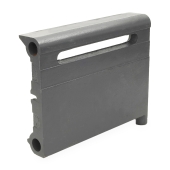 OCS 1ft (12") Cast Iron Baseboard Radiator Section (Right), Floor Standing, 10" H x 2-1/2" D - Image 1