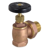 Matco-Norca 1" FIP x 1" MIP Union Steam Angle Radiator Valve, Economy Style - Image 2