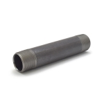 1" x 6" Black Pipe Nipple