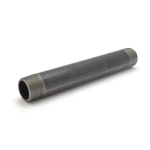 1" x 8" Black Pipe Nipple