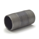 1-1/4" x 3" Black Pipe Nipple