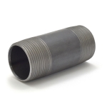 1-1/4" x 3-1/2" Black Pipe Nipple