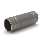 1-1/4" x 4-1/2" Black Pipe Nipple