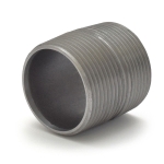 1-1/4" x Close Black Pipe Nipple