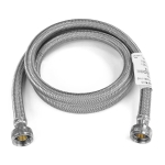 60" Poly Braided Washing Machine Connector (3/4" Female Hose x 3/4" Female Hose)