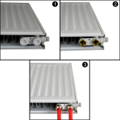 Beacon Morris 24" x 56" Hydronic Panel Radiator w/ Brackets, Model 21 - Image 5
