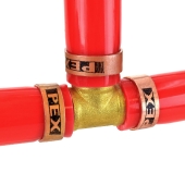 Everhot 1/2" PEX x 1/2" x 3/4" PEX Reducing Tee - Image 4