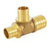 Everhot 1" PEX x 3/4" x 3/4" PEX Reducing Tee - Image 1