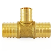 Everhot 1" PEX x 1" x 3/4" PEX Reducing Tee - Image 2