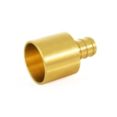 Everhot 1/2" PEX x 3/4" Copper Pipe Adapter - Image 2