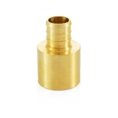 Everhot 5/8" PEX x 3/4" Copper Pipe Adapter - Image 3