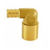 Everhot 1/2" PEX x 3/4" Copper Fitting Elbow - Image 2