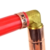 Everhot 1/2" PEX x 3/4" Copper Fitting Elbow - Image 4