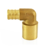 Everhot 5/8" PEX x 3/4" Copper Fitting Elbow - Image 2