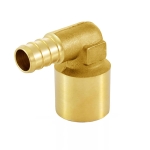 1/2" PEX x 3/4" Copper Pipe Elbow