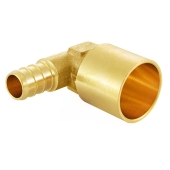 Everhot 1/2" PEX x 3/4" Copper Pipe Elbow - Image 3