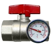 Everhot 3-branch Brass Radiant Heat Manifold Set w/ 1/2" PEX adapters - Image 3