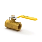 Wright Valves 1/2" NPT Threaded Brass Ball Valve w/ Waste, Full Port - Image 2